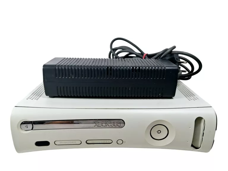 KONSOLA XBOX 360 BIAŁA + KABEL ZASILAJĄCY