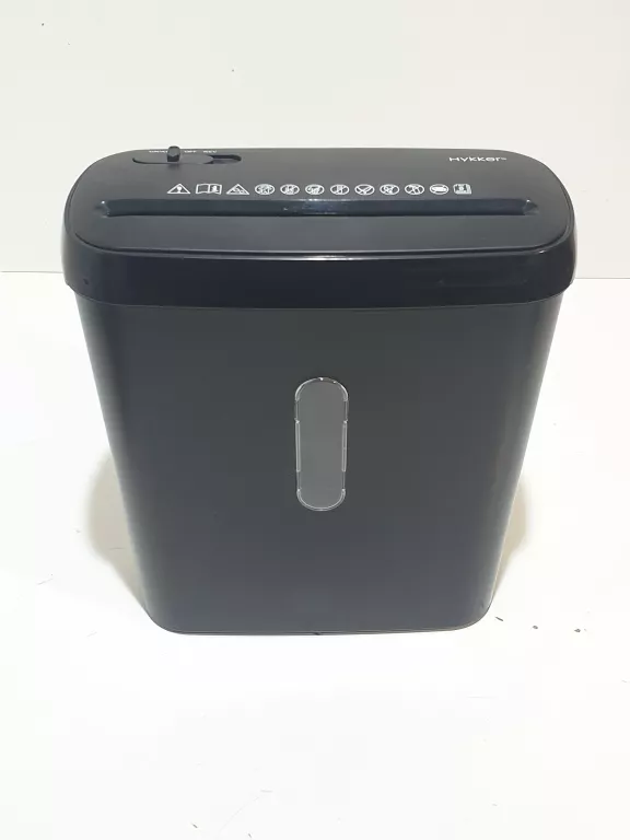 HYKKER NISZCZARKA DO PAPIERU CZARNA KOSZ 8 L