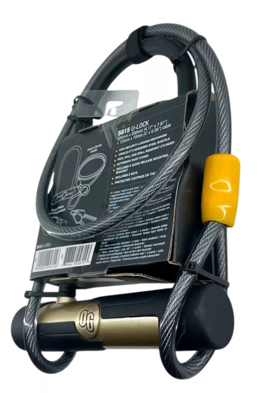 ZAPIĘCIE ONGUARD U-LOCK 5815 12/106/200MM + LINKA 10MM/120CM KLUCZ
