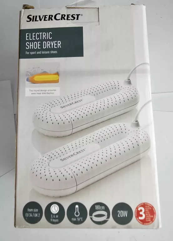 ELEKTRYCZNA SUSZARKA DO BUTÓW SILVERCREST