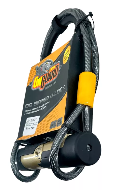 ZAPIĘCIE ONGUARD U-LOCK 5815 12/106/200MM + LINKA 10MM/120CM KLUCZ