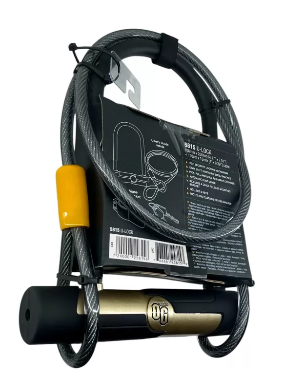 ZAPIĘCIE ONGUARD U-LOCK 5815 12/106/200MM + LINKA 10MM/120CM KLUCZ