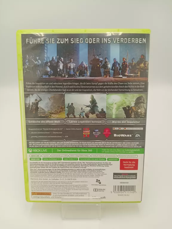 XBOX 360 DRAGON AGE INQUISITION 2X PŁYTA