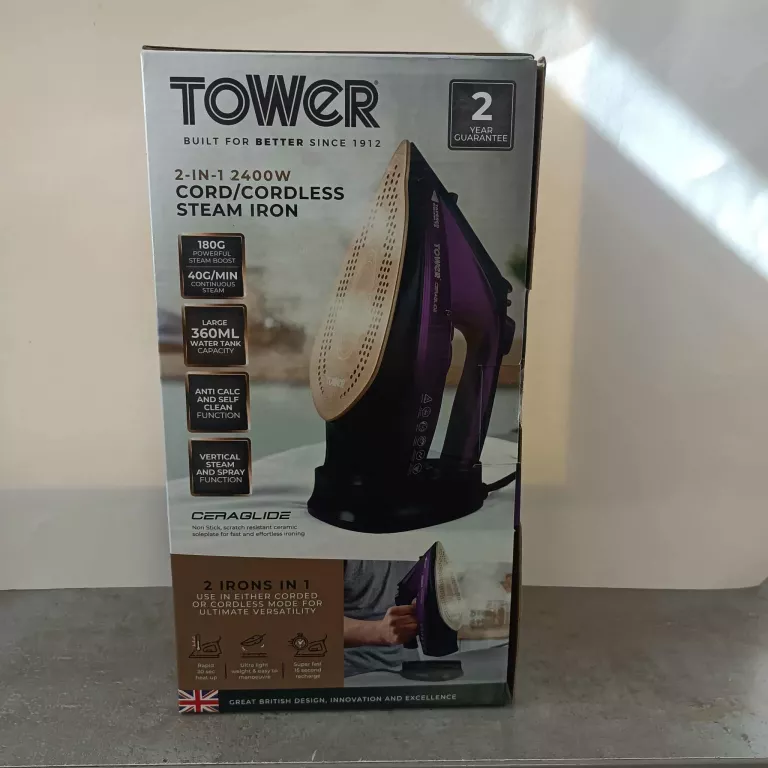ŻELAZKO TOWER 2W1 2400W