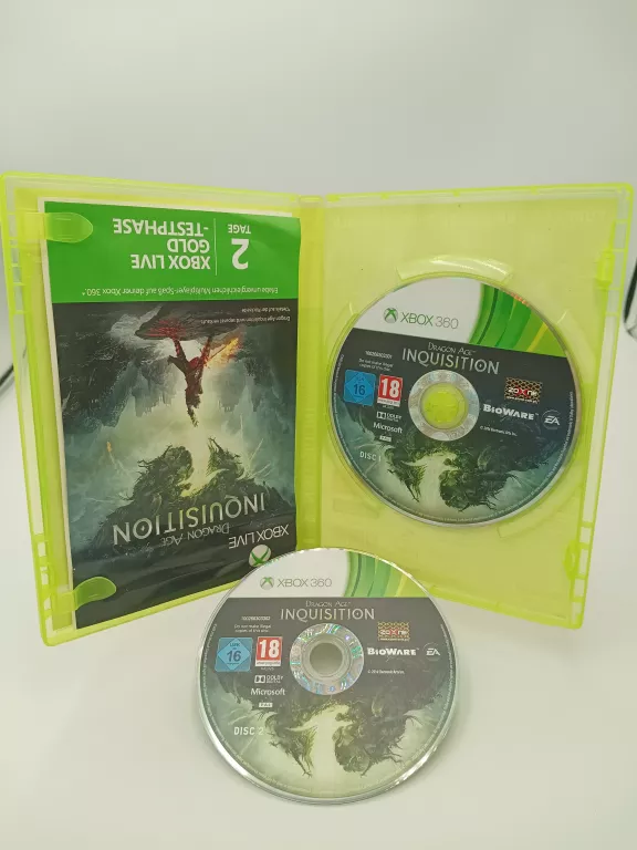 XBOX 360 DRAGON AGE INQUISITION 2X PŁYTA
