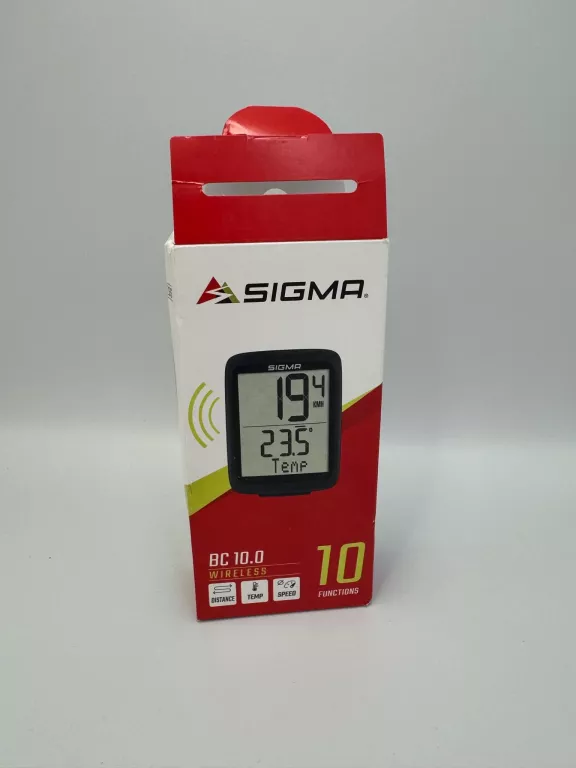 LICZNIK ROWEROWY BEZPRZEWODOWY SIGMA SPORT BC 10.0 WL 10211 4016224102112