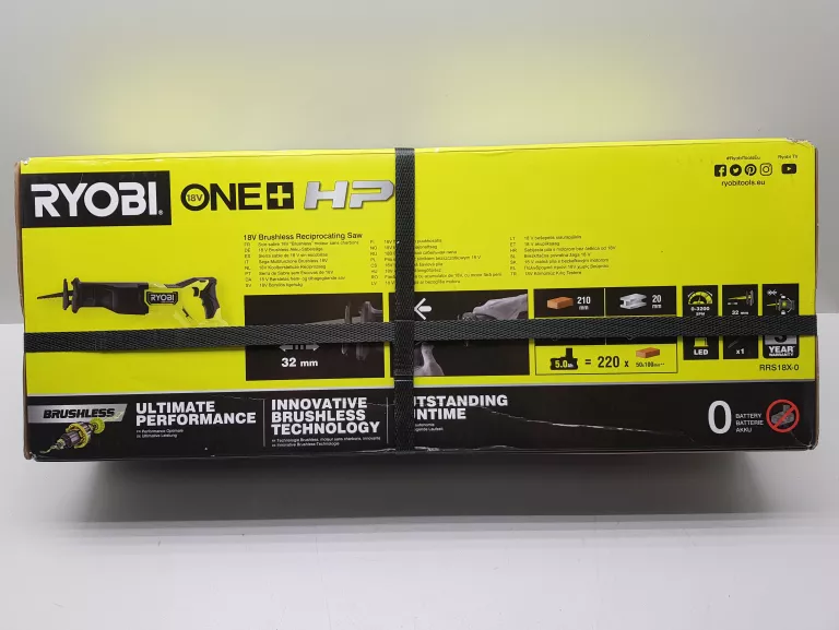 RYOBI RRS18X-0 BEZSZCZOTKOWA PILARKA SZABLASTA 18V HP ONE+