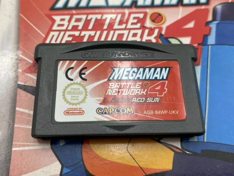 GRA MEGA MAN BATTLE NETWORK 4: RED SUN PAL NINTENDO GAMEBOY ADVANCE GBA