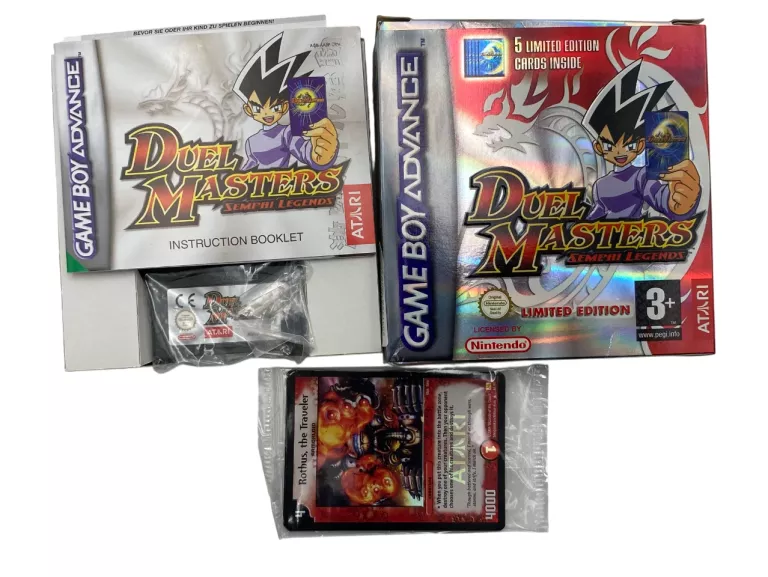 GRA DUEL MASTERS SEMPAI LEGENDS LIMITED EDITION PAL GAMEBOY ADVANCE GBA