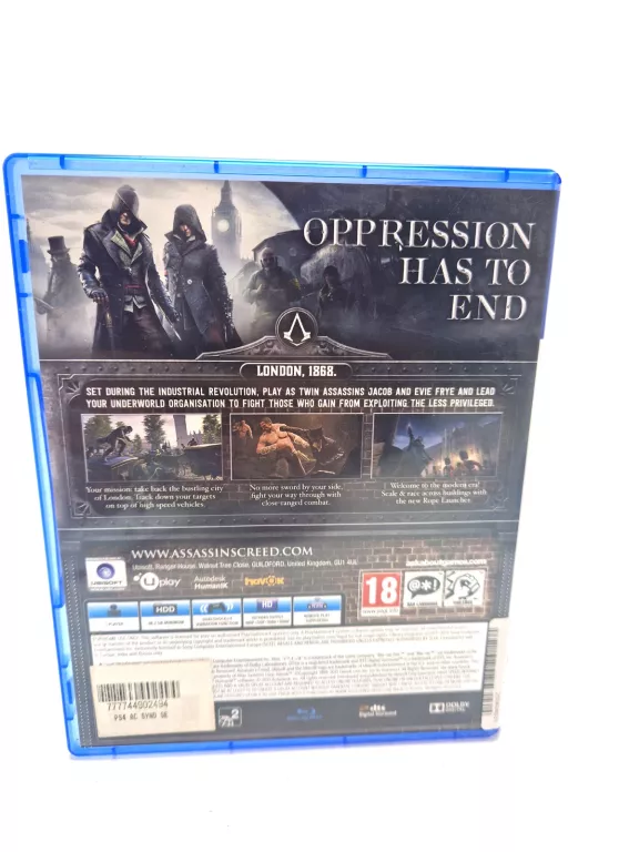 ASSASSIN'S CREED SYNDICATE SPECIAL EDITION PS4 SONY PLAYSTATION 4 (PS4)