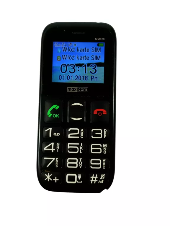 TELEFON DLA SENIORA MAX COM MM426