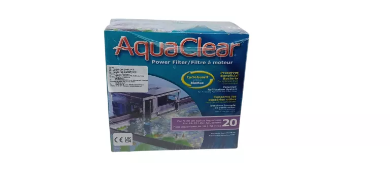 FILTR ZEWNĘTRZNY BIOLOGICZNY MECHANICZNY KASKADOWY AQUA CLEAR MINI 20