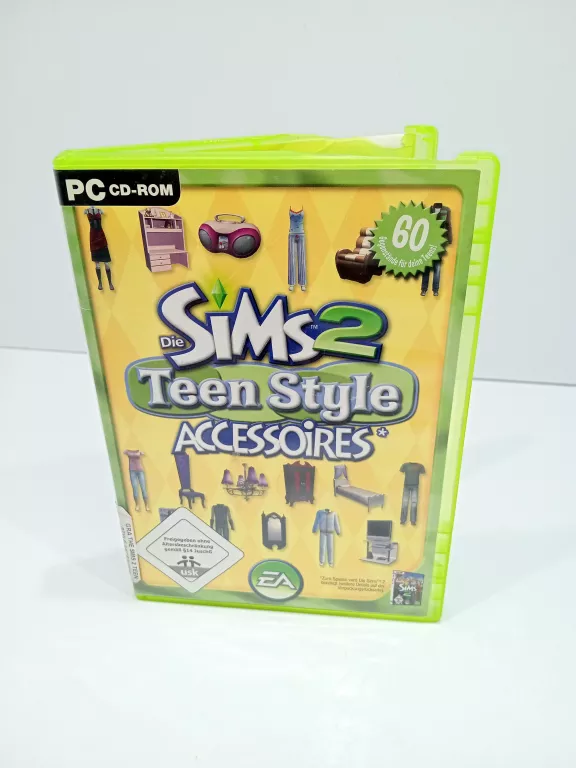 GRA THE SIMS 2 TEEN STYLE AKCESORIA