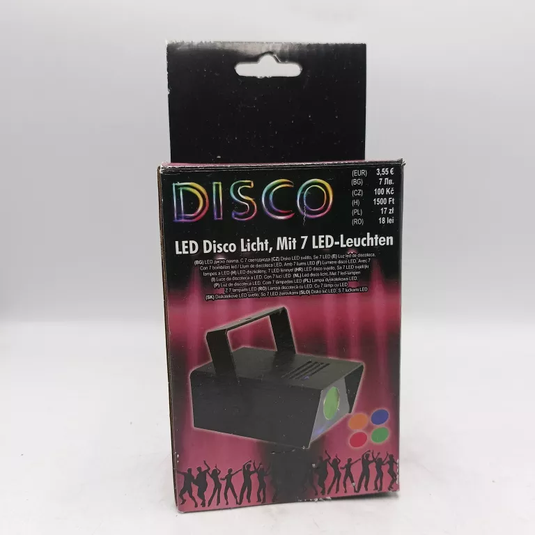 LAMPA DYSKOTEKOWA LED