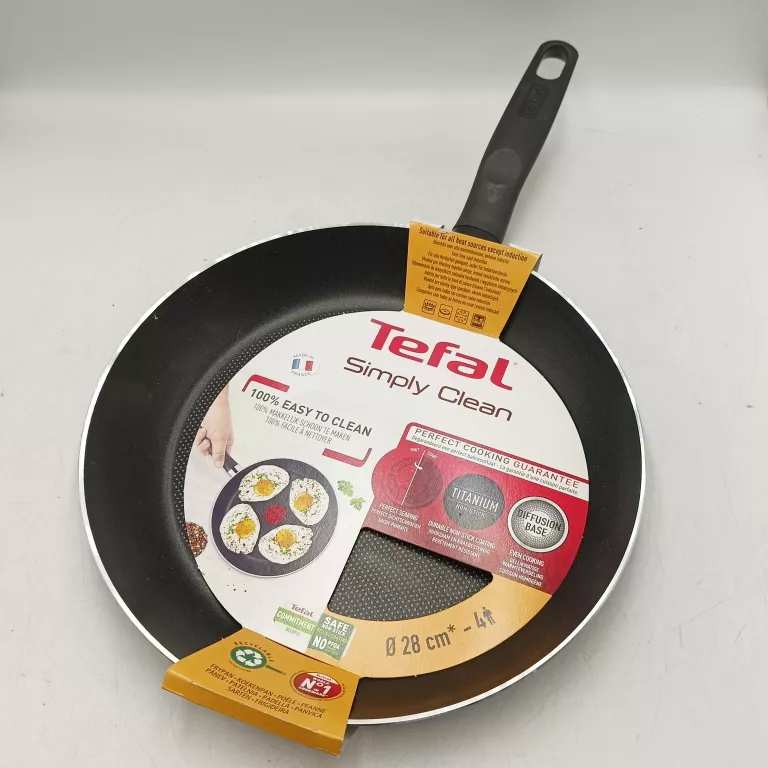 PATELNIA TRADYCYJNA TEFAL SIMPLY CLEAN 28 CM TYTANOWA