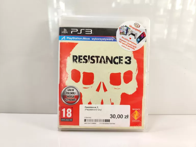 GRA RESISTANCE 3 PS3