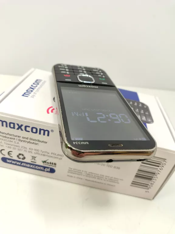 TELEFON KOMÓRKOWY MAXCOM CLASSIC MM334 4G CZARNY KOMPLET