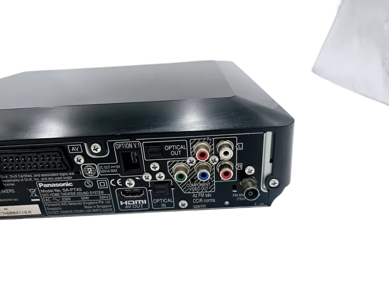 KINO DOMOWE PANASONIC SC-PTX5 + DWA GŁOŚNIIKI