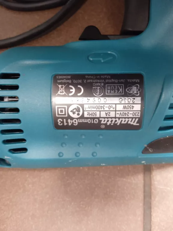 MAKITA WIERTARKA BEZUDAROWA 6413/2 450W 3000 OBR.