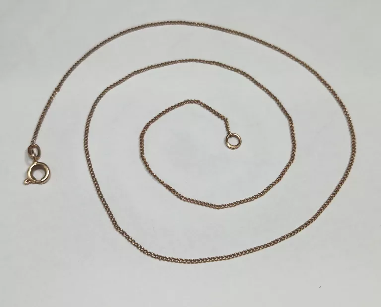 ŚLICZNY ZŁOTY ŁAŃCUSZEK 585 1,80G 45CM