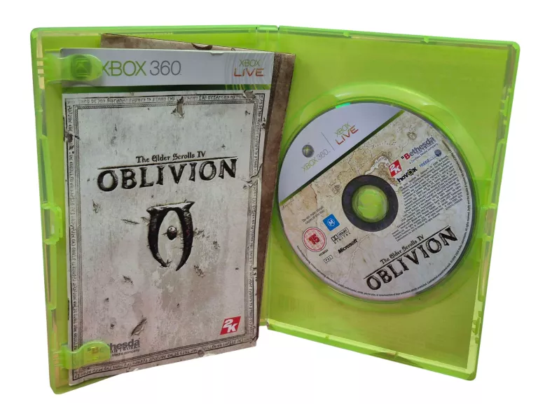 GRA NA XBOX 360 THE ELDER SCROLLS IV OBLIVION + MAPA