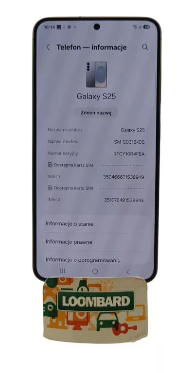 TELEFON SAMSUNG GALAXY S25 12/256GB