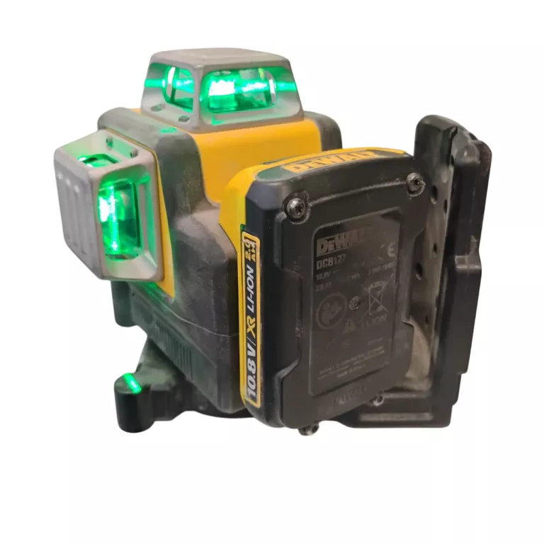 LASER LINOWY KRZYŻOWY DEWALT DCE0811G ŻÓŁTY AKU & ŁADOWARKA