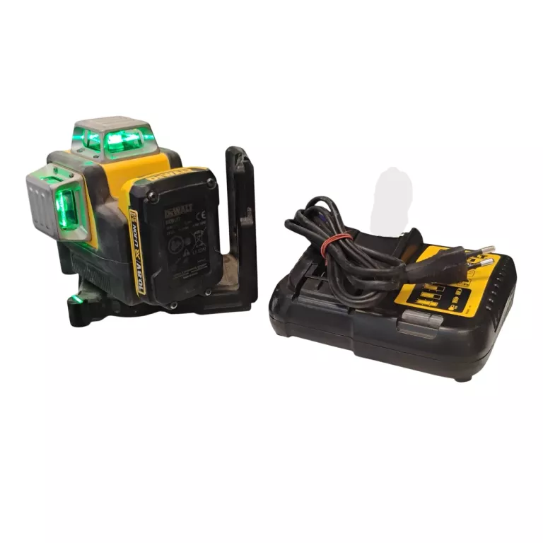 LASER LINOWY KRZYŻOWY DEWALT DCE0811G ŻÓŁTY AKU & ŁADOWARKA
