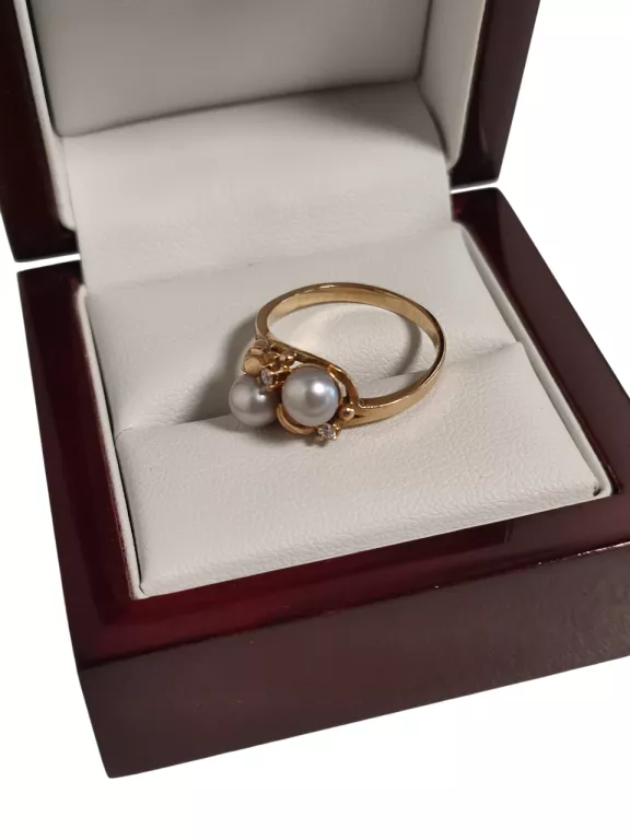 sliczny-zloty-pierscionek-z-cyrkoniami-342-gr-proba-585-14k-rozmiar-16-stan-11323-2