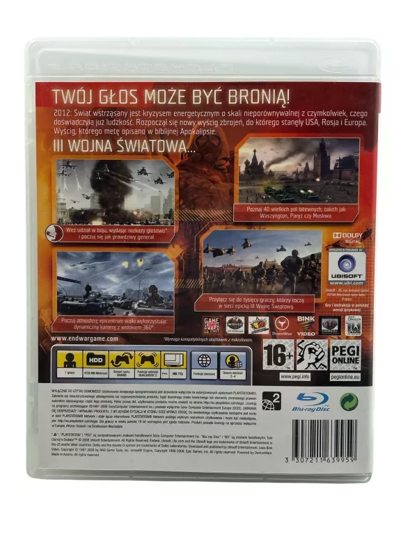 GRA PS3 TOM CLANCY'S ENDWAR PL