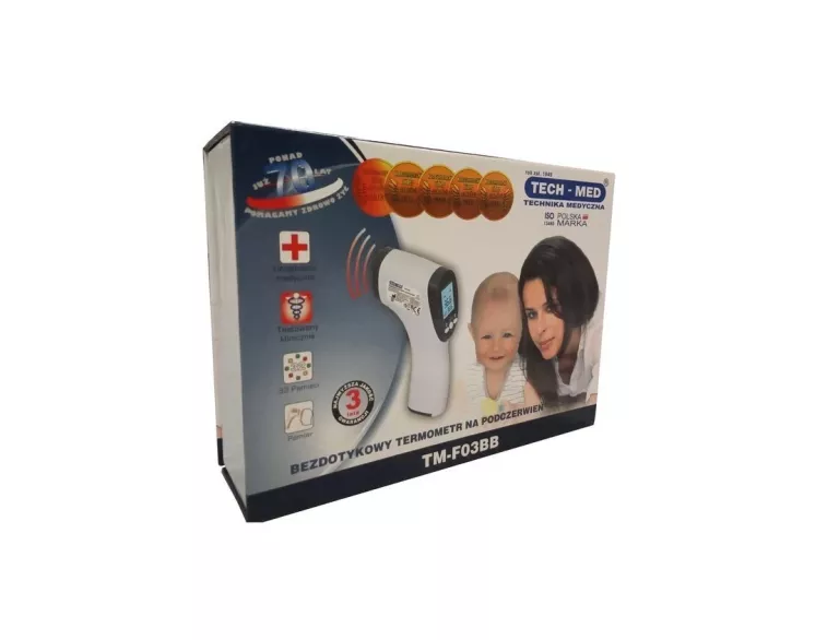 TERMOMETR BEZDOTYKOWY TECH-MED TM-F03BB