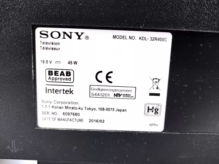 TELEWIZOR SONY KDL 32R400C + PLAY TB BOX