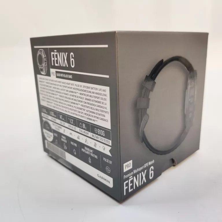 SMARTWATCH GARMIN FENIX 6 PRO CZARNY