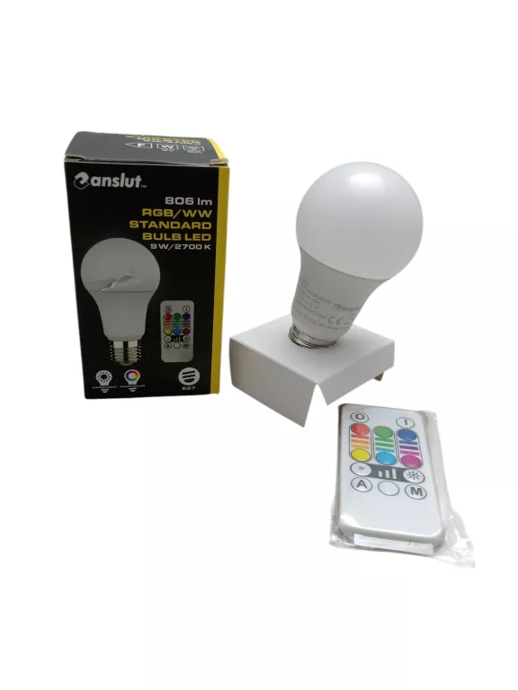 ŻARÓWKA ANSLUT 806 LM RGB Z PILOTEM