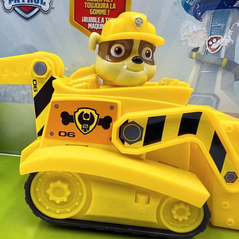 PSI PATROL POJAZD Z FIGURKĄ RUBBLE / DIGGIN' BULDOZER