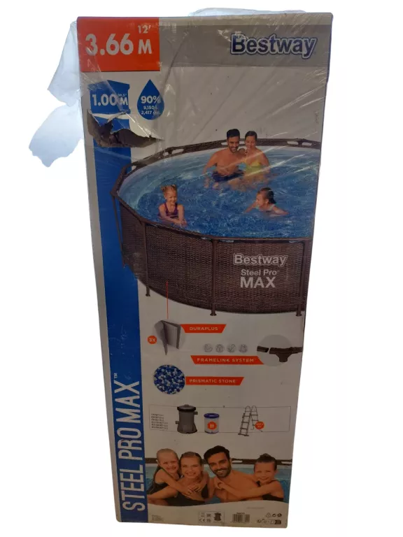 BASEN BESTWAY STEEL PRO MAX 3,66 X 1 M