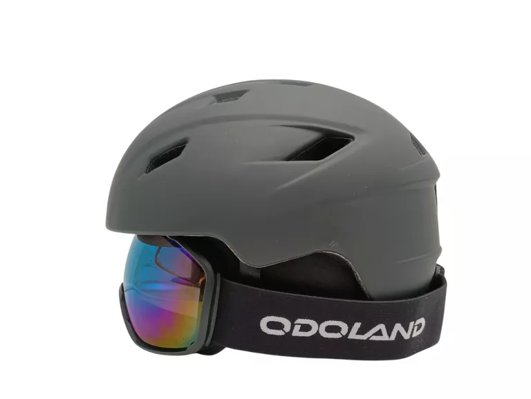 KASK NARCIARSKI Z GOGLAMI UV400 ODOLAND ROZMIAR M 55-59CM ZESTAW