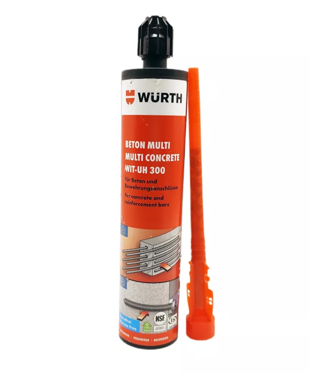 WURTH ZAPRAWA INIEKCYJNA BETON MULTI WIT-UH 300 280 ML