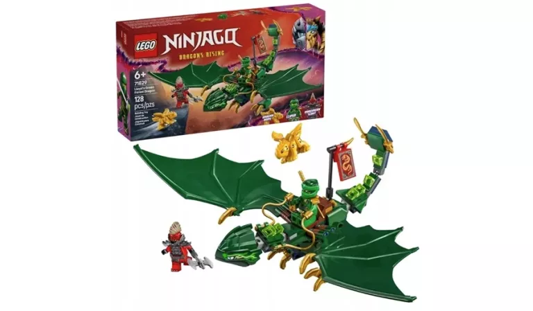 LEGO NINJAGO 71829 ZIELONY LEŚNY SMOK LLOYDA ZŁOTE SMOCZE DZIECIĘ ZWIADOWC