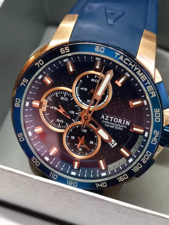 ZEGAREK MĘSKI AZTORIN A070.G336 CHRONOGRAPH 100 METERS