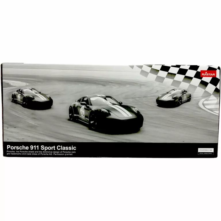SAMOCHÓD ZDALNIE STEROWANY PARSCHE 911 SPORT CLASSIC RC DUŻY 1:16
