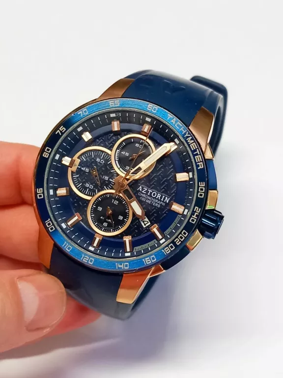 ZEGAREK MĘSKI AZTORIN A070.G336 CHRONOGRAPH 100 METERS
