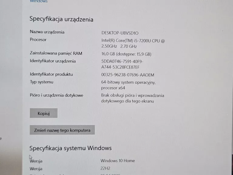 LAPTOP DELL LATITUDE 5280 I5-7200U 16GB 256GB SSD