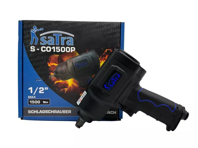 KLUCZ UDAROWY SATRA S-CO1500P 1/2” 1500 NM 155 L/MIN - JAK NOWY!