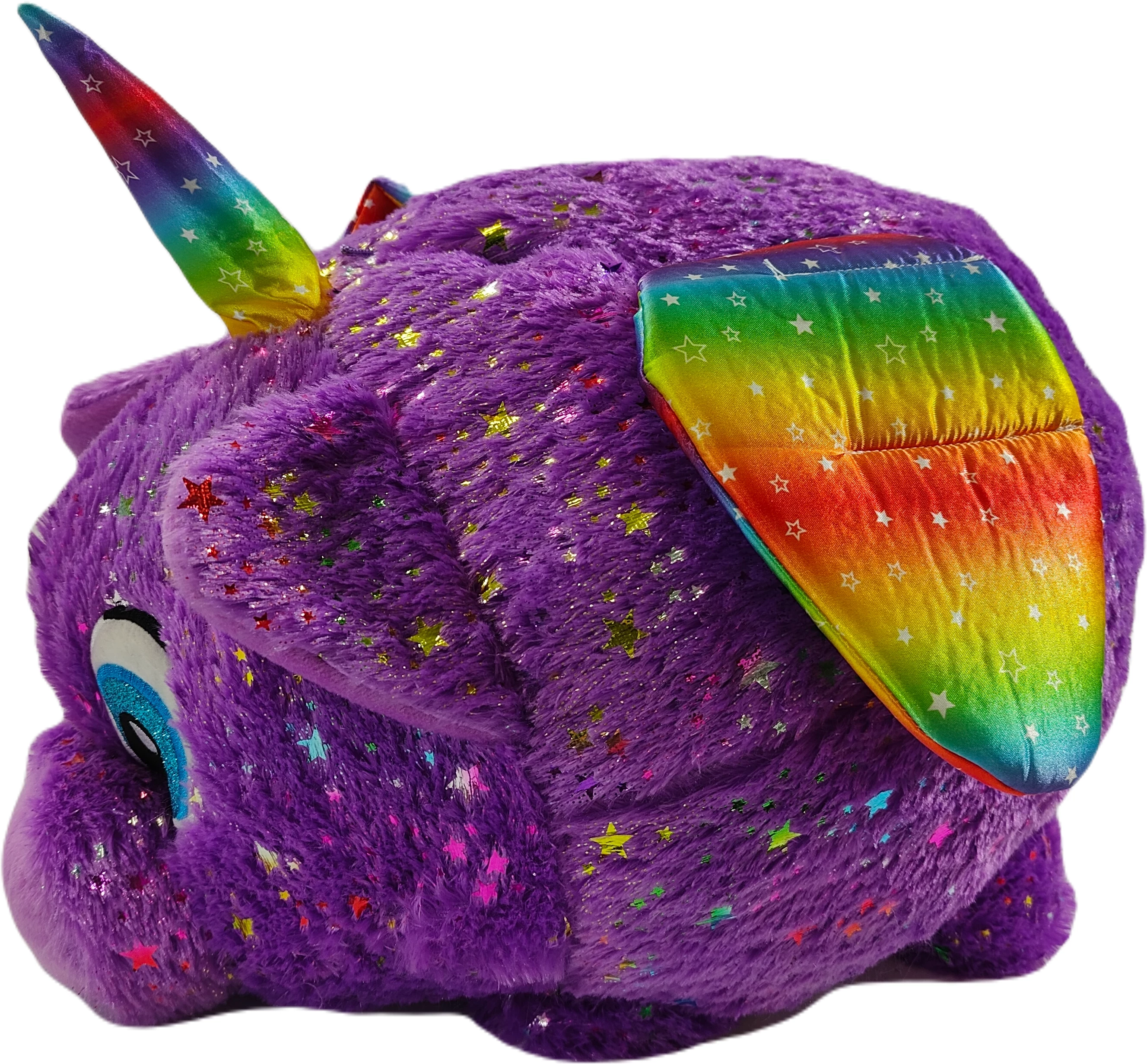 duzy-pluszak-zabawka-swinia-jednorozec-fioletowy-33-cm-wysokosci-stan-11323-2