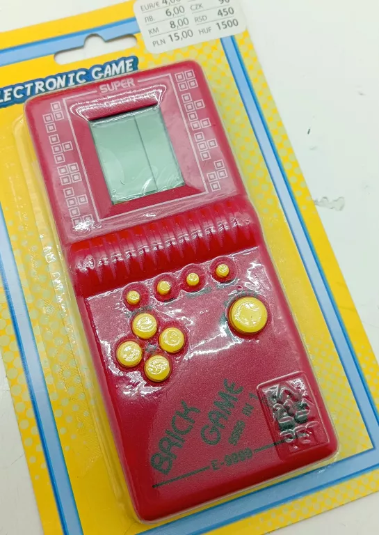 GRA ARKADOWA TETRIS CZERWONA
