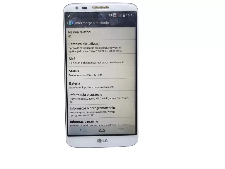 TELEFON LG G2 2GB / 16GB BIAŁY