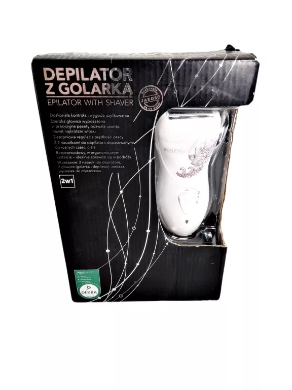 DEPILATOR Z GOLARKĄ BEAUTY LINE ZESTAW