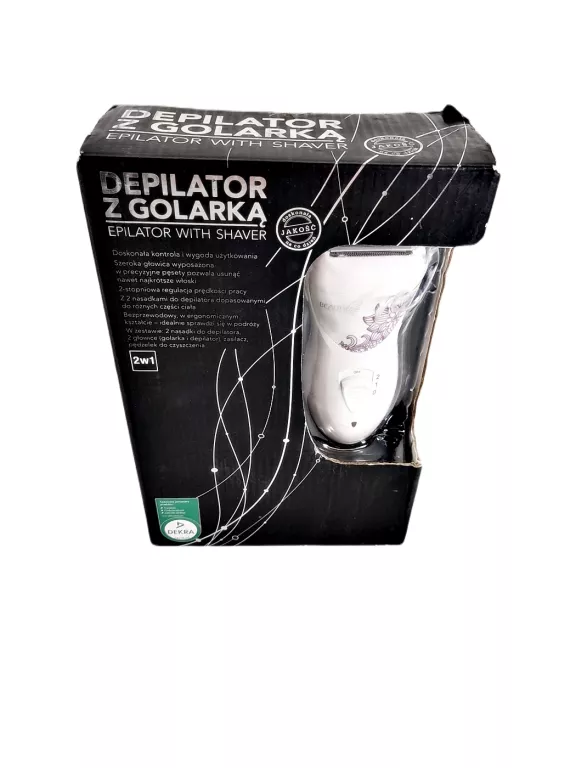 DEPILATOR Z GOLARKĄ BEAUTY LINE ZESTAW