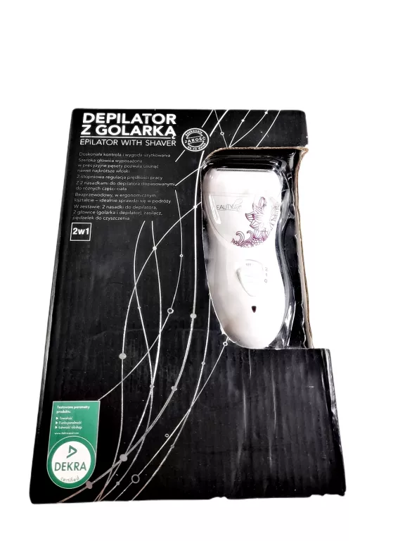 DEPILATOR Z GOLARKĄ BEAUTY LINE ZESTAW